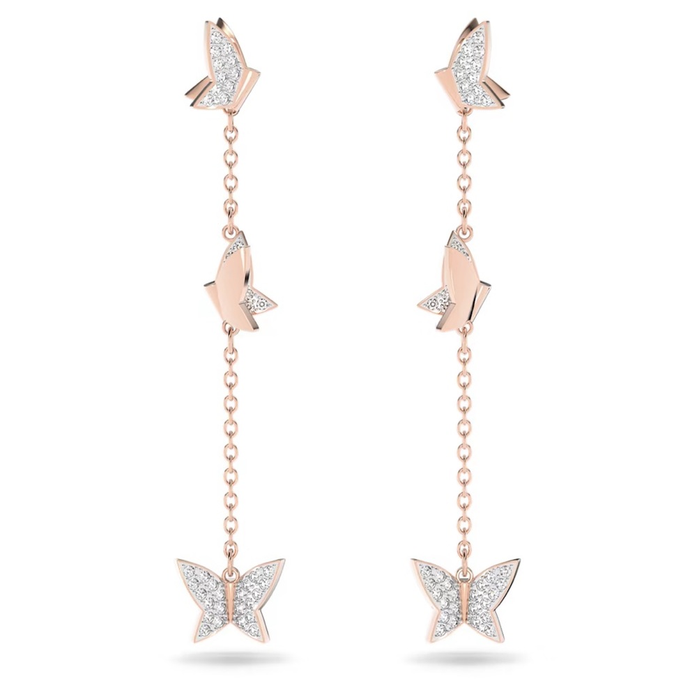 Swarovski butterfly earrings